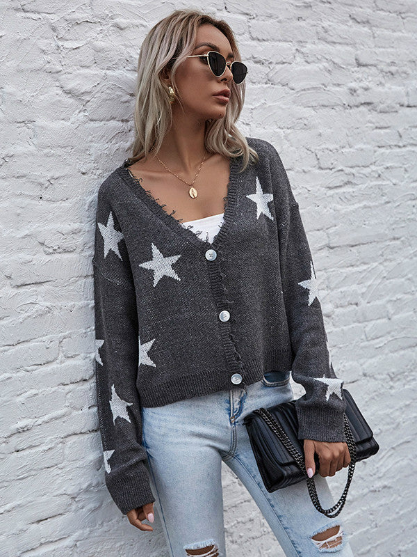Five-pointed Star Cardigan