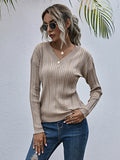 Pullover V-neck Sweater