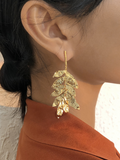 Rustic Leaves Vintage Multi-Layered Earrings