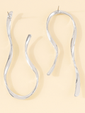 Simplicity Curved Asymmetrical Earrings