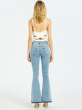 Embroidered High Waisted Jeans