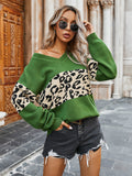 Leoparden-Pullover