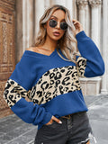 Leoparden-Pullover