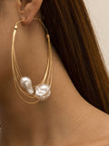 Tassel Imitation Pearl Earrings
