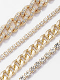 Ensemble complet de bracelets en diamant