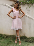 Light Pink Tiered Maxi Dress