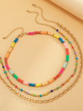 Colorful Beaded Set Necklace