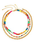 Colorful Beaded Set Necklace