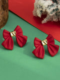 Boucles d'oreilles classiques de style de Noël