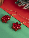 Boucles d'oreilles classiques de style de Noël