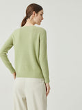 Happy Babe Casual Cropped Wool Sweater Top