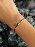 Weihnachtsbaum-Schneeflocke-Elch-Armband
